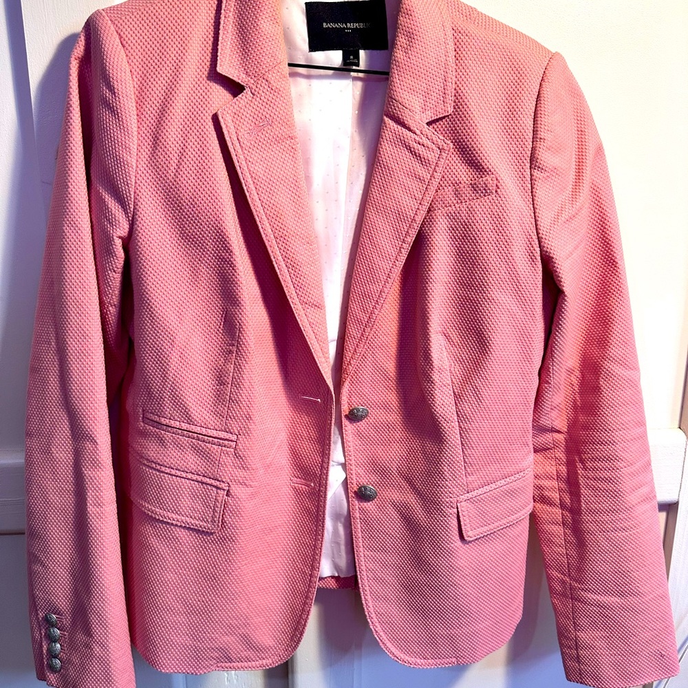 Banana Republic Seersucker Blazer